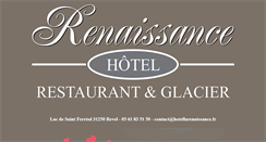 Desktop Screenshot of hotellarenaissance.fr